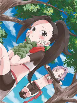 Bìa truyện Kunoichi Tsubaki no Mune no Uchi