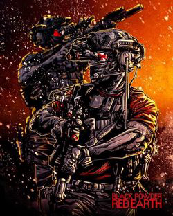 Bìa truyện Black Powder Red Earth