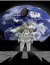 Bìa truyện Mắc Kẹt Trên Mặt Trăng