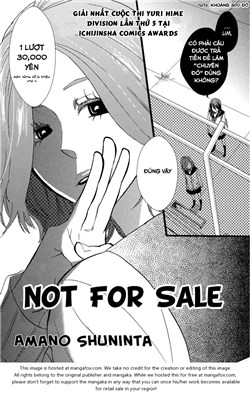 Bìa truyện Not for Sale