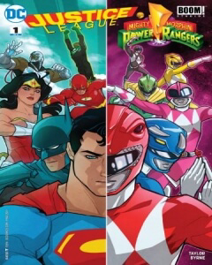 Bìa truyện Justice League vs Power Rangers